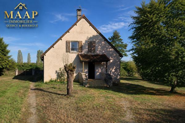 Maison 6 pièces – 133 m² – Terrain 1 661 m² – Limogne-en Quercy 191 000 €