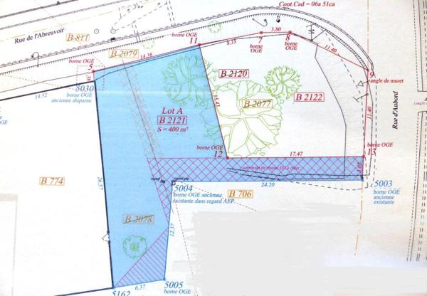 A VENDRE TERRAIN SUR LA COMMUNE DE BEAUVOISIN