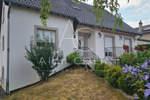 Maison individuelle 4 façades – 182 m² – 4 chambres – Terrain de 8 ares à Yutz