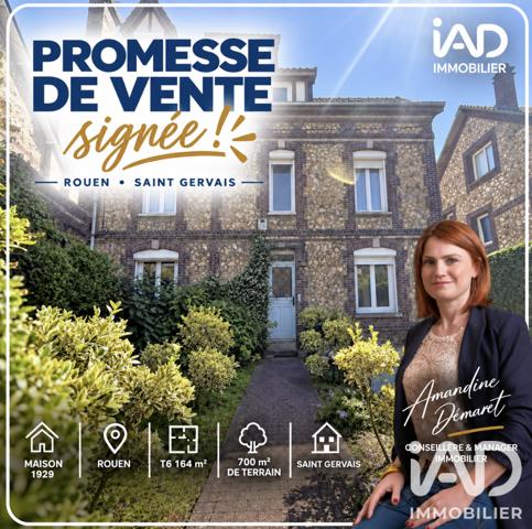 Maison à vendre 6 pièces 164 m² Rouen