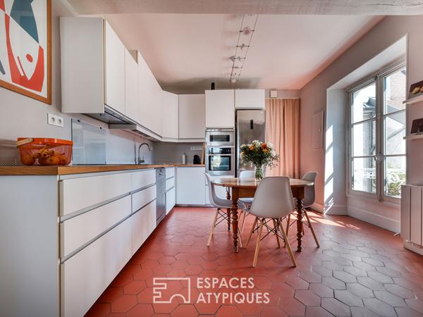 Duplex lumineux au coeur de Verrières le buisson