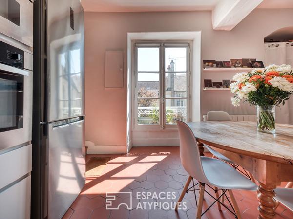 Duplex lumineux au coeur de Verrières le buisson