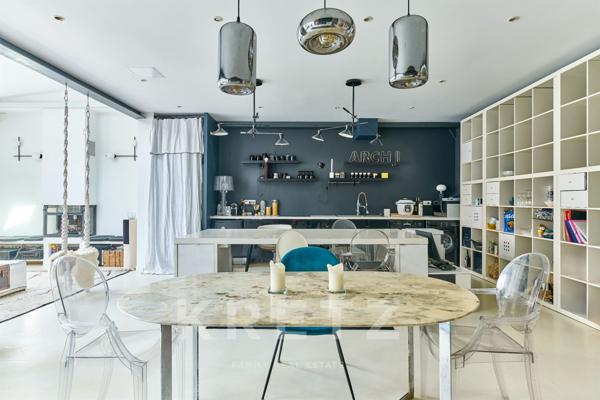 Colombes - Maison type loft avec piscine