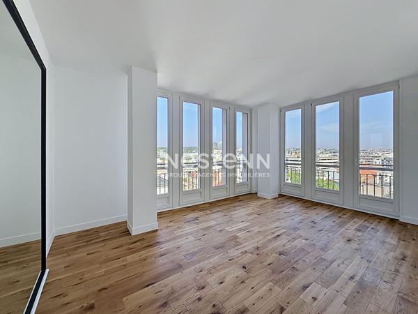 Appartement 2 pièces lumineux avec vue dégagée sur Paris - Boulogne-Billancourt