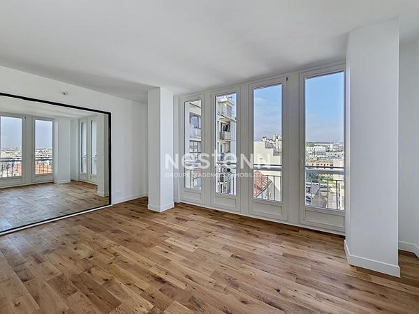 Appartement 2 pièces lumineux avec vue dégagée sur Paris - Boulogne-Billancourt