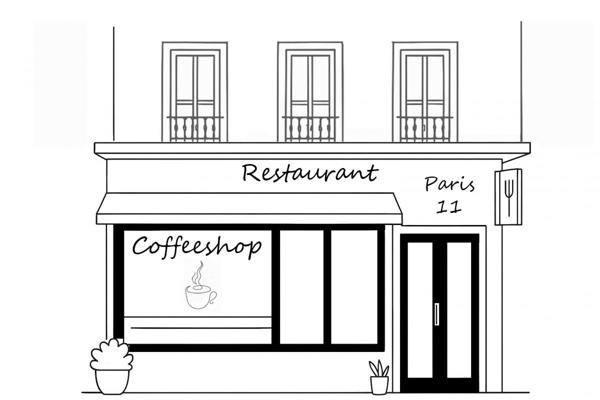 À VENDRE - Fonds de commerce - Restauration rapide / Coffeeshop 40 m² - Paris 11 (Quartier Oberkampf)