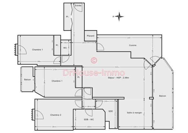 Appartement à vendre 5 pièces de 103 m²