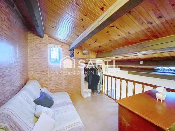 Maison traversante avec 2 chambres, mezzanine véranda et terrasses