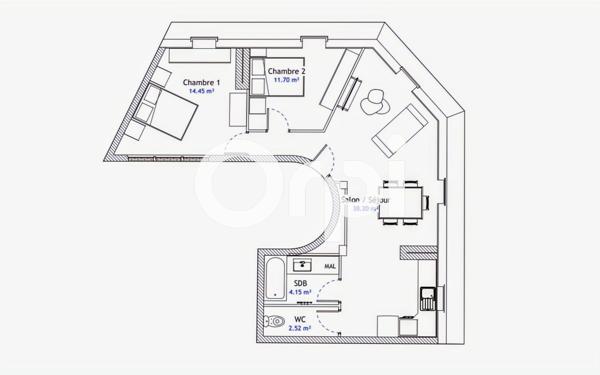 Appartement à vendre