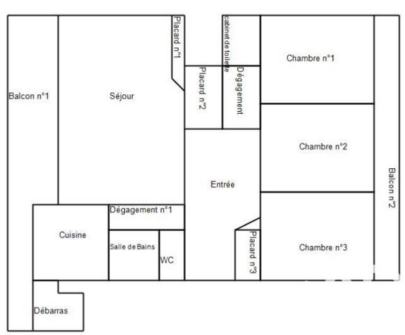 Appartement à vendre 4 pièces 86 m² Poitiers