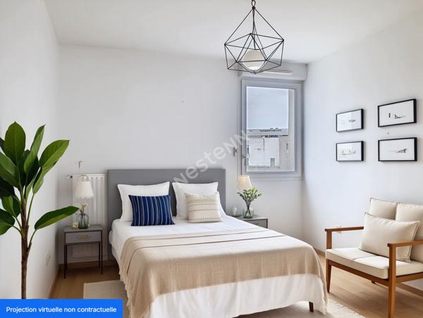 Appartement 2 chambres, vue Loire, avec balcons et parking sous-sol