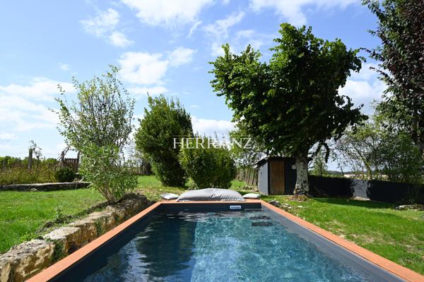 Maison en pierre avec piscine et vue imprenable sur les vignes. Détails des diagnostics énergétiques