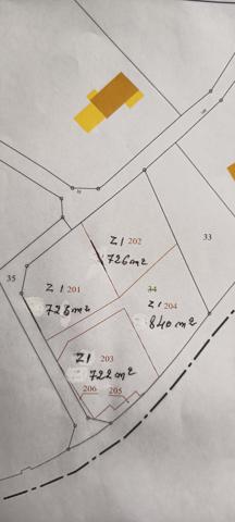Terrain - 728 m²
