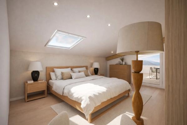 Appartement à vendre 3 pièces VIVIERS DU LAC (73) - 110 M2 au sol - terrasse tropezienne - stationements