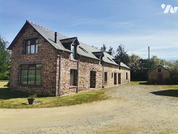 EXCLUSIVITE - IFFENDIC longère de 230 m² avec gîte, hangar et grange