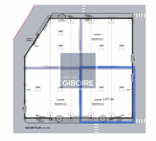 Local d'activites 307 m² à louer SAINT BARTHELEMY D'ANJOU (réf : 49.017501)