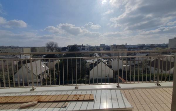 Vente Appartement P3 3P dernier étage Terrasse Sud Ouest neuf Romainville   