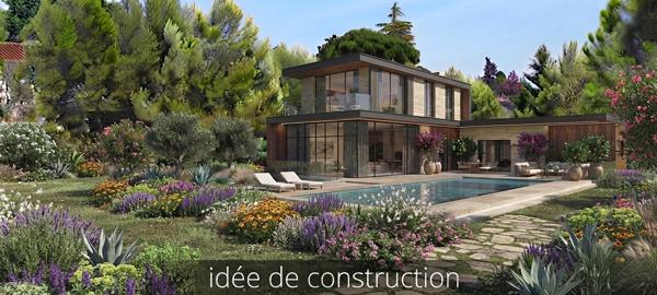 MARSEILLETTE : TERRAIN 1426 m2  SURFACE DE CONSTRUCTION NON REGLEMENTEE