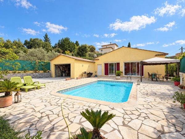 Villa plain-pied 195 m², piscine et garage  PEGOMAS (06)