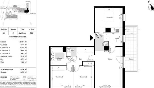 Appartement à vendre à Toulouse (31100)