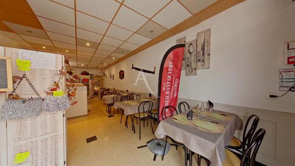 FOND DE COMMERCE RESTAURATION PIZZERIA AVEC TERRASSE RESERVE ET APPARTEMENT