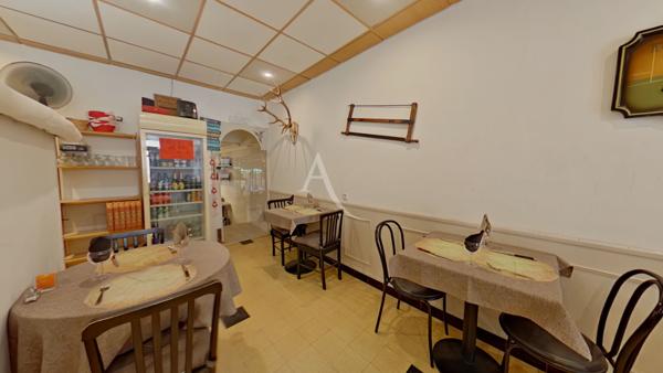 FOND DE COMMERCE RESTAURATION PIZZERIA AVEC TERRASSE RESERVE ET APPARTEMENT