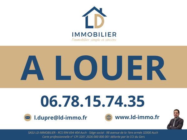 Appartement T3 meublé avec jardin – Auch Centre Historique