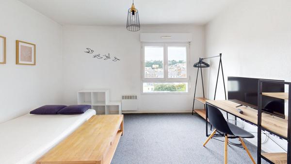 Studio meublé 19,34 m² - Centre-ville du Havre, à 5 min de Coty