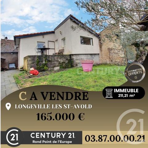 Immeuble à vendre  211,21 m2 LONGEVILLE LES ST AVOLD - 57