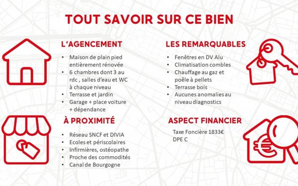 Maison à vendre    7 pièces •  Ouges