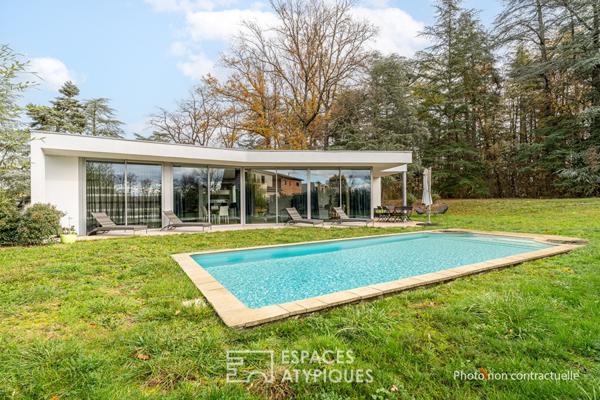 Maison d’architecte avec piscine