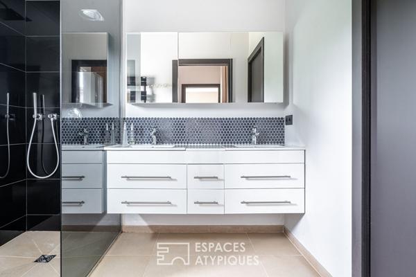 Maison d’architecte avec piscine