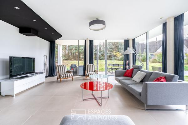 Maison d’architecte avec piscine