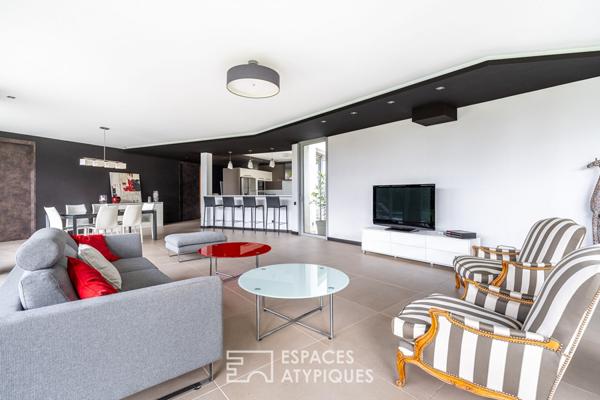 Maison d’architecte avec piscine