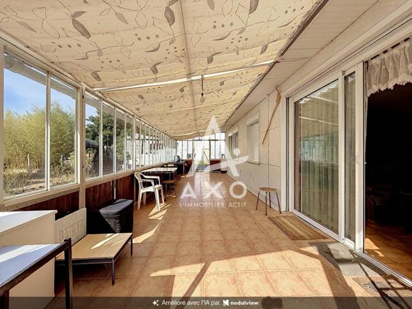 PAUCOURT – Plain-pied 3 chambres avec véranda, garage et jardin