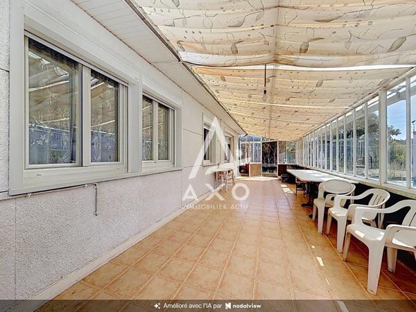 PAUCOURT – Plain-pied 3 chambres avec véranda, garage et jardin