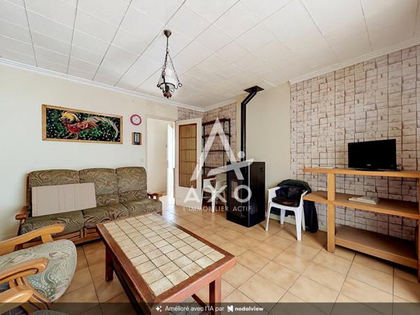 PAUCOURT – Plain-pied 3 chambres avec véranda, garage et jardin
