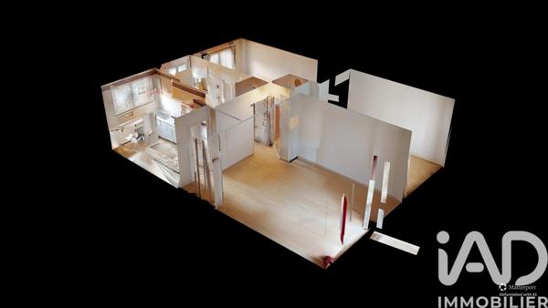 Appartement à vendre 3 pièces 62 m² Saint-Fargeau-Ponthierry