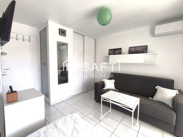 Studio excellent état - Parking privé - Proche mer