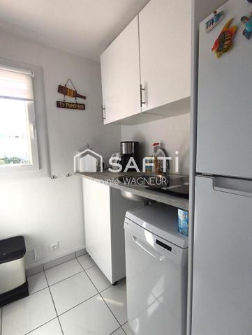Studio excellent état - Parking privé - Proche mer