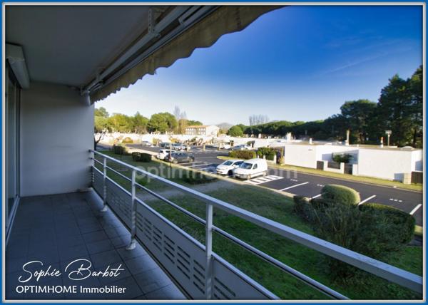 LA TESTE DE BUCH limite ARCACHON - appartement T3/T4 en résidence avec parking - A rafraîchir