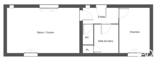Maison à vendre 2 pièces 60 m² Segré-en-Anjou Bleu