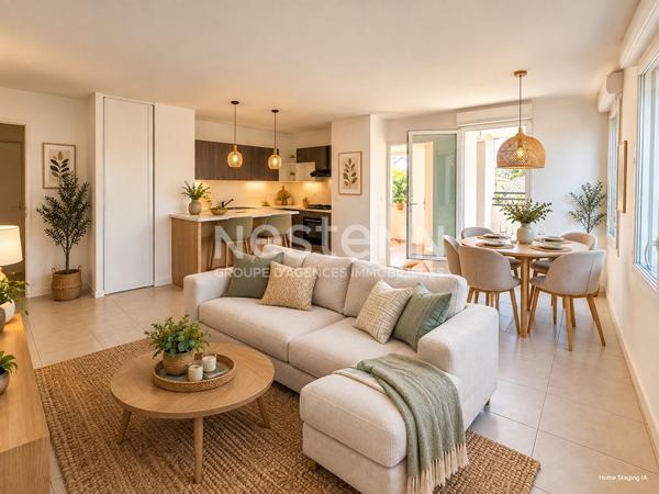 PESSAC -  MONTEIL - Appartement - 61m2 - 2 chambres - Garage - Petite copropriété