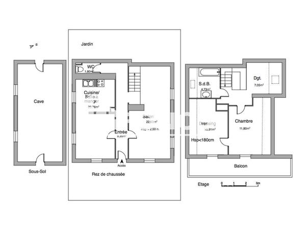 Location Maison 4 pièces 89.03 m² - 2 IMPASSE DE L'ERMITAGE Saverne 67700