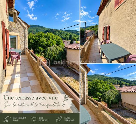 À seulement 5 minutes de Saint-Pons-de-Thomières, découvrez cette maison de village mitoyenne d’un côté, pleine de caractère, qui n’attend qu’un nouveau projet pour révéler tout son potentiel.

Ici, pas question de vous cacher les travaux à prévoir. En revanche, les volumes, le balcon, les dépendances et l’environnement offrent une très jolie base pour imaginer une maison chaleureuse, en résidence principale comme en maison de vacances.
BRASSAC – MAISON DE CARACTÈRE – BALCON – GARAGE – DÉPENDANCES – BEAU POTENTIEL
✨ Et parce qu’il est parfois difficile de se projeter au-delà d’une décoration ou de couleurs existantes, certaines photos ont été retravaillées en projection d’aménagement.
Murs éclaircis, cuisine revisitée… L’objectif n’est pas de vous montrer ce qui existe aujourd’hui, mais de vous aider à imaginer ce que cette maison pourrait devenir demain.

UNE MAISON AUX BEAUX VOLUMES

Après quelques marches en pierre, vous accédez à une grande cuisine d’environ 25 m², équipée d’un insert fermé.
Elle ouvre directement sur un balcon d’environ 6 m², avec une jolie vue sur la verdure : un vrai petit espace extérieur pour profiter des beaux jours.
Dans la continuité, vous découvrirez un salon lumineux d’environ 28 m² ainsi qu’un WC.
L’espace nuit se répartit en deux parties avec plusieurs chambres, dont une disposant déjà d’une douche et d’un lavabo, ainsi qu’un vestibule de 9 m² et une salle de bains d’environ 9 m².
Côté pratique, la maison dispose également d’un garage d'environ 30 m² et d’une cave/buanderie d'environ 30 m².
À l’extérieur, une petite parcelle d'environ 40 m² située devant la maison permet d’imaginer un coin détente, quelques plantations ou simplement un espace pour profiter du soleil.

🔧 CÔTÉ TECHNIQUE

La maison bénéficie déjà d’un chauffe-eau thermodynamique et de panneaux solaires. Il est également possible d’envisager l’installation d’un poêle.
Des travaux restent à prévoir, notamment l’électricité, le système de chauffage et la toiture ( nous avons un devis de 15000). Le prix et la présentation du bien tiennent naturellement compte de ces éléments.

❤️ UNE MAISON POUR CEUX QUI SAVENT SE PROJETER

Ce n’est peut-être pas la maison où l’on pose simplement ses valises… mais c’est justement ce qui fait son intérêt.
Avec quelques travaux et de bonnes idées, elle peut devenir un véritable cocon au cœur d’un environnement verdoyant, à quelques minutes seulement des commodités de Saint-Pons-de-Thomières.
📸 Certaines photos de l’annonce sont des projections réalisées à partir des pièces existantes afin de vous permettre de visualiser leur potentiel après rafraîchissement.
Et pour la suite du projet, nous pouvons également vous mettre en relation avec des artisans de confiance ainsi qu’une courtière.

📹 Vidéo sur demande – visite virtuelle possible.

Vous avez envie d’une maison avec du caractère et surtout d’un projet qui puisse devenir vraiment le vôtre ? Contactez-moi pour venir la découvrir.
Pour le titre d’annonce sur les portails, je partirais sur quelque chose de beaucoup plus efficace et factuel :
BRASSAC – MAISON DE CARACTÈRE – BALCON – GARAGE – DÉPENDANCES – BEAU POTENTIEL

🏡 Et si vous regardiez cette maison non pas telle qu’elle est… mais telle qu’elle pourrait devenir ? ✨