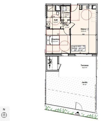 Appartement à vendre 2 pièces 48 m² Givrand