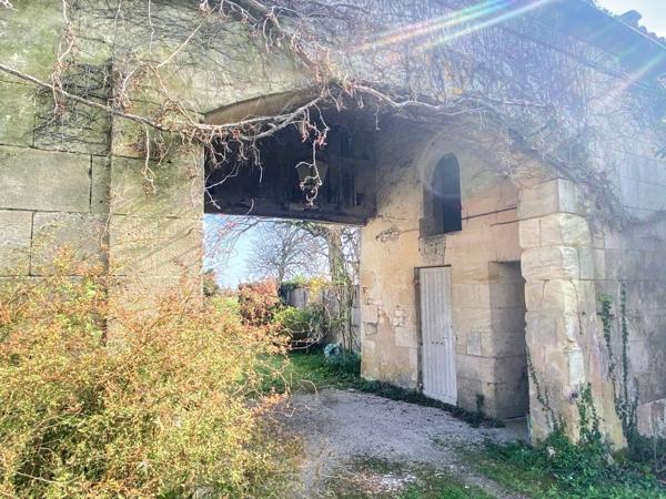 JONZAC : Ensemble immobilier avec 2 maisons, dépendances et parc