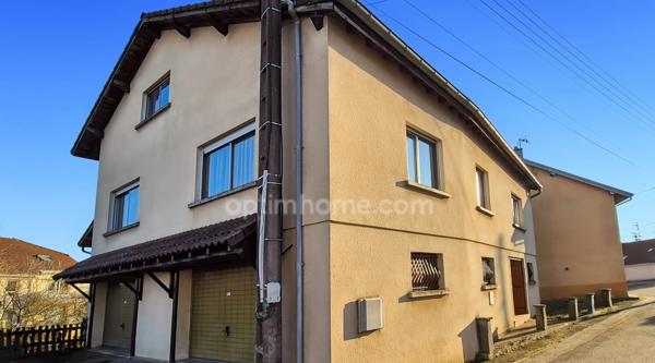 CHATENOIS-LES-FORGES (90700) – MAISON 177 m² – 3 CHAMBRES / POSSIBILITÉ 6 (60 m² COMBLES AMENAGEABLES) – 2 GARAGES – POTENTIEL LOGEMENT INDEPENDANT DE 60 m²