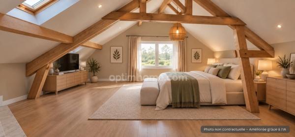 CHATENOIS-LES-FORGES (90700) – MAISON 127 M² – 3 CHAMBRES – COMBLES AMÉNAGEABLES – SOUS-SOL – 2 GARAGES – TERRAIN 749 M²