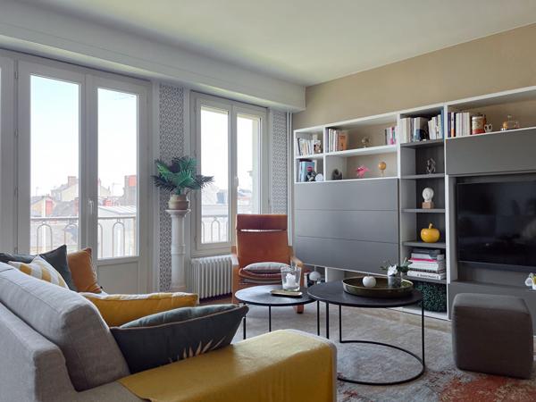 Magnifique Appartement rénové à vendre à Angers - Boulevard Foch -quatrième étage - 114 m² - Ascenseur